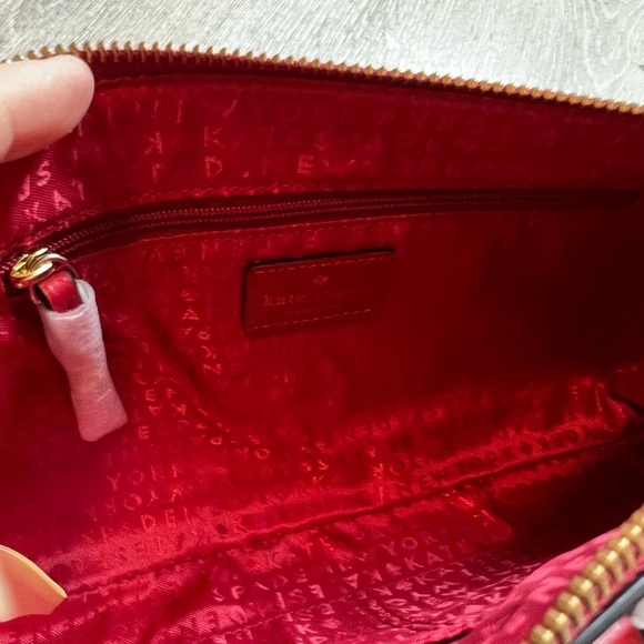 kate spade wkru 4039 declan sawyer street pillbox red NWT - Picture 5 of 8